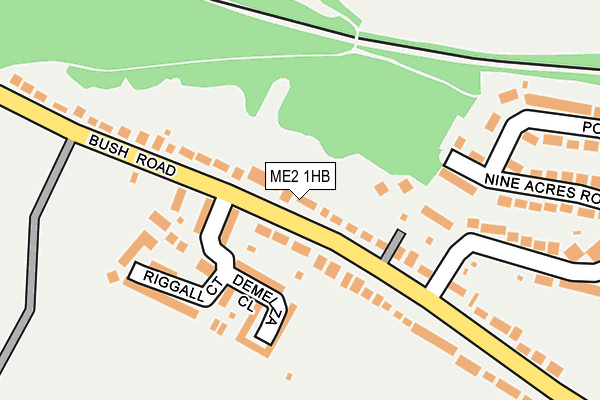 ME2 1HB map - OS OpenMap – Local (Ordnance Survey)