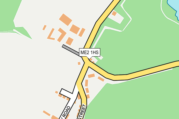 ME2 1HS map - OS OpenMap – Local (Ordnance Survey)