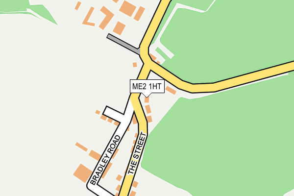 ME2 1HT map - OS OpenMap – Local (Ordnance Survey)