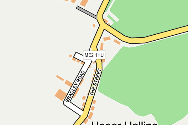 ME2 1HU map - OS OpenMap – Local (Ordnance Survey)