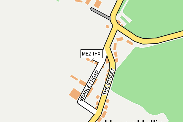 ME2 1HX map - OS OpenMap – Local (Ordnance Survey)
