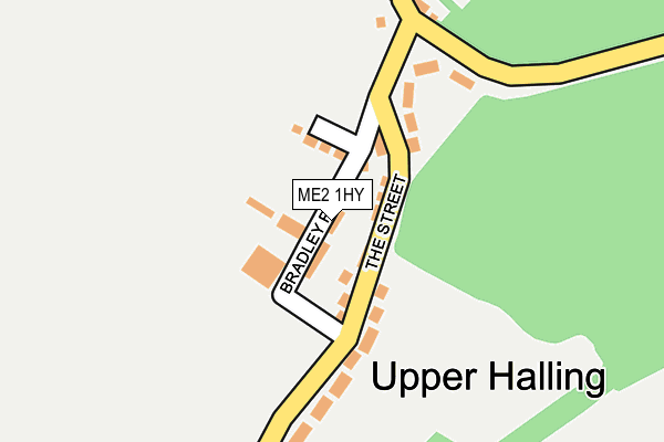 ME2 1HY map - OS OpenMap – Local (Ordnance Survey)