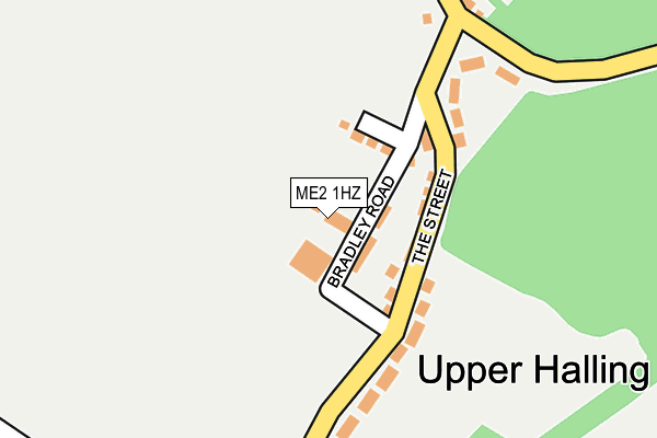 ME2 1HZ map - OS OpenMap – Local (Ordnance Survey)