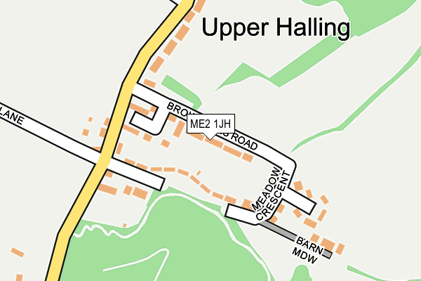 ME2 1JH map - OS OpenMap – Local (Ordnance Survey)