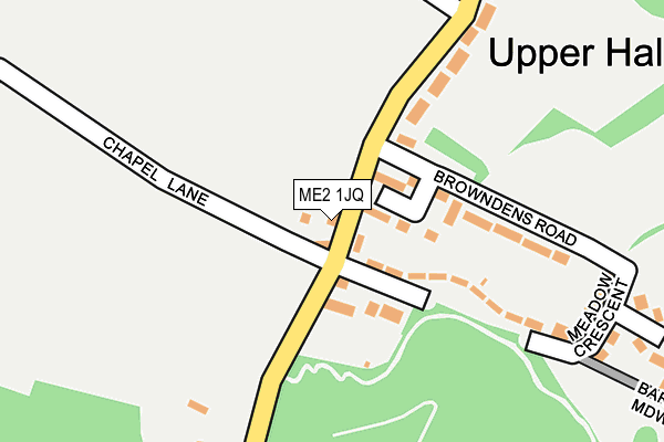 ME2 1JQ map - OS OpenMap – Local (Ordnance Survey)