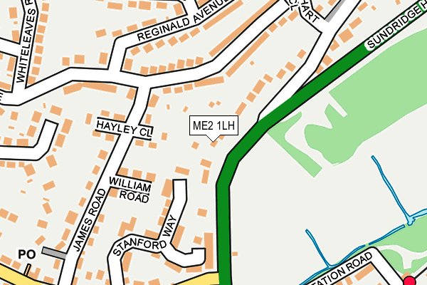 ME2 1LH map - OS OpenMap – Local (Ordnance Survey)