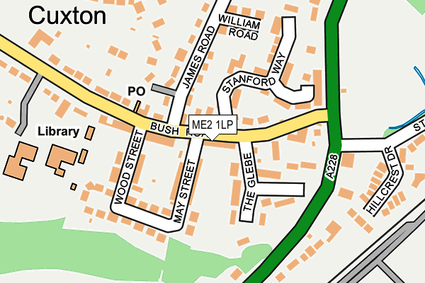 ME2 1LP map - OS OpenMap – Local (Ordnance Survey)