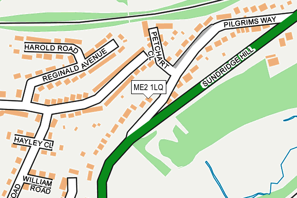 ME2 1LQ map - OS OpenMap – Local (Ordnance Survey)