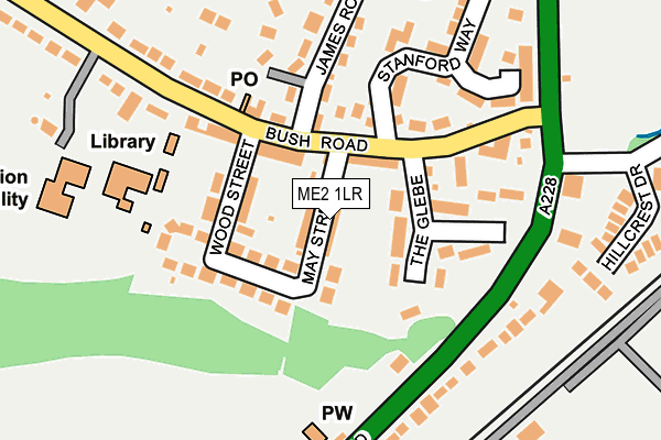 ME2 1LR map - OS OpenMap – Local (Ordnance Survey)
