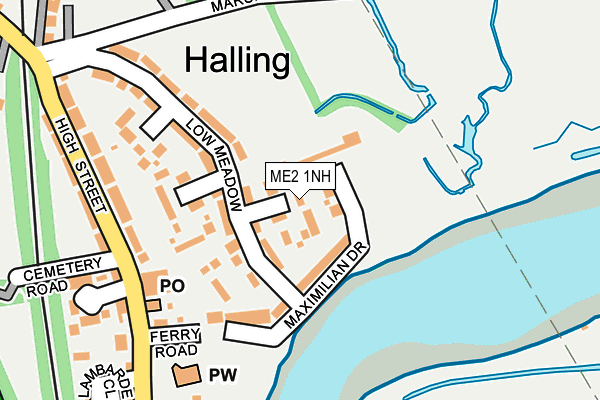 ME2 1NH map - OS OpenMap – Local (Ordnance Survey)