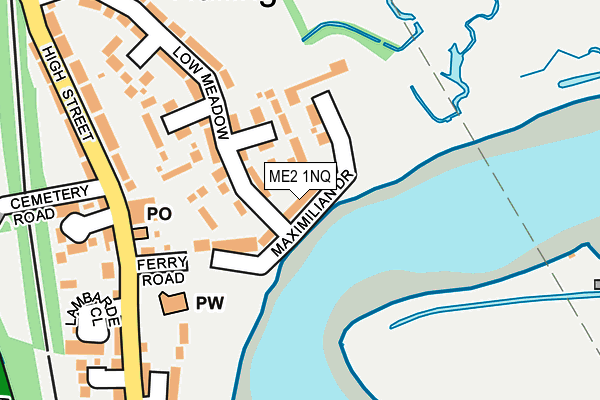 ME2 1NQ map - OS OpenMap – Local (Ordnance Survey)