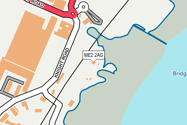 ME2 2AG map - OS OpenMap – Local (Ordnance Survey)