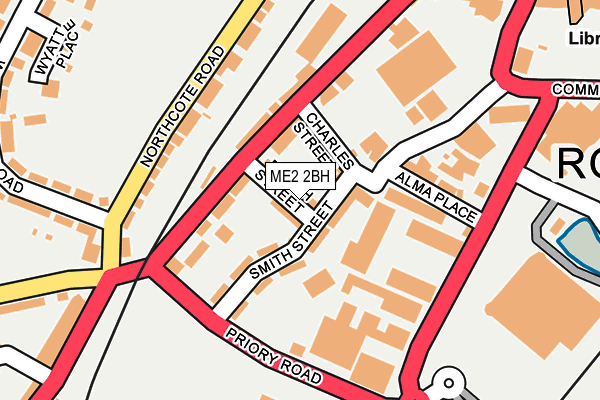 ME2 2BH map - OS OpenMap – Local (Ordnance Survey)