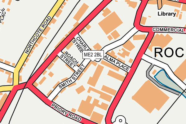 ME2 2BL map - OS OpenMap – Local (Ordnance Survey)