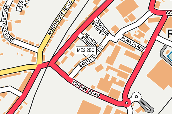 ME2 2BQ map - OS OpenMap – Local (Ordnance Survey)