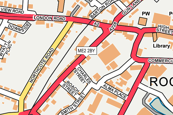 ME2 2BY map - OS OpenMap – Local (Ordnance Survey)