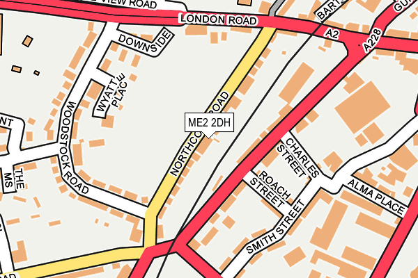 ME2 2DH map - OS OpenMap – Local (Ordnance Survey)