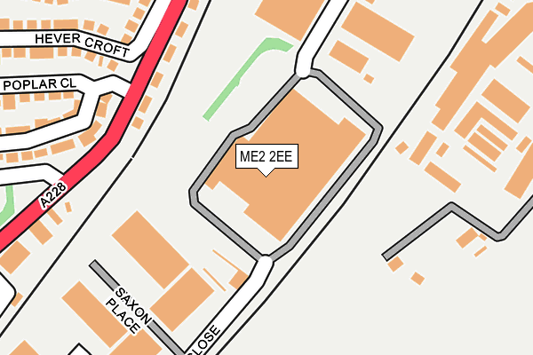 ME2 2EE map - OS OpenMap – Local (Ordnance Survey)