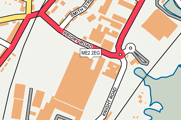 ME2 2EG map - OS OpenMap – Local (Ordnance Survey)