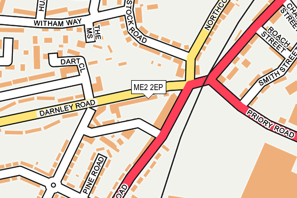 ME2 2EP map - OS OpenMap – Local (Ordnance Survey)