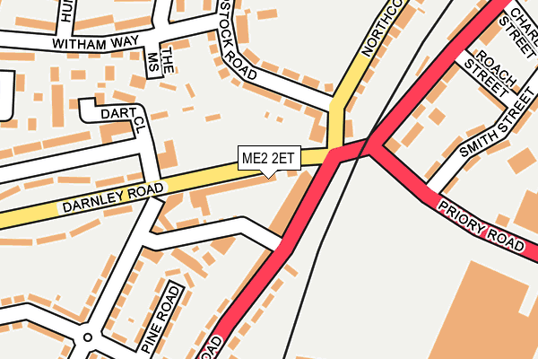 ME2 2ET map - OS OpenMap – Local (Ordnance Survey)