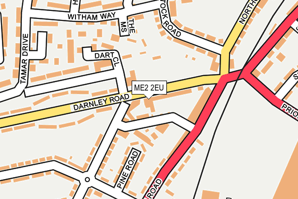 ME2 2EU map - OS OpenMap – Local (Ordnance Survey)