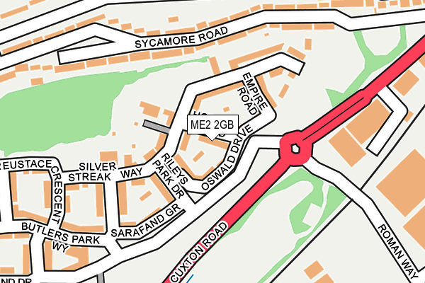 ME2 2GB map - OS OpenMap – Local (Ordnance Survey)