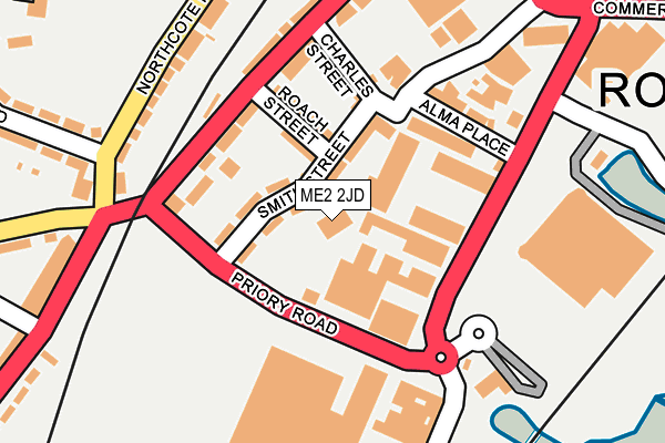ME2 2JD map - OS OpenMap – Local (Ordnance Survey)