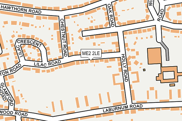 ME2 2LE map - OS OpenMap – Local (Ordnance Survey)