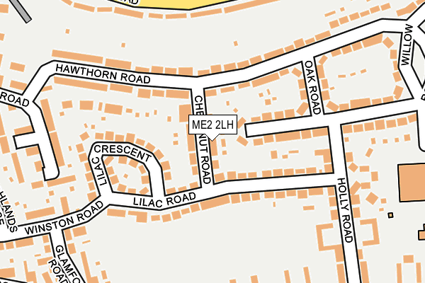 ME2 2LH map - OS OpenMap – Local (Ordnance Survey)
