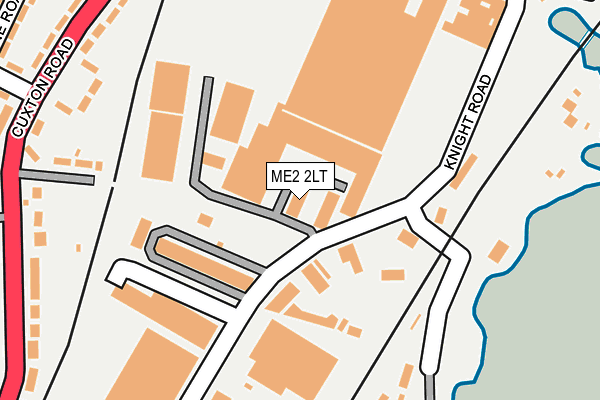 ME2 2LT map - OS OpenMap – Local (Ordnance Survey)
