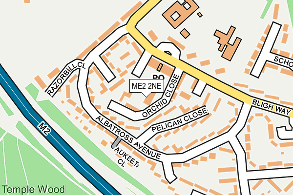 ME2 2NE map - OS OpenMap – Local (Ordnance Survey)