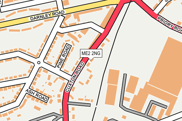 ME2 2NG map - OS OpenMap – Local (Ordnance Survey)