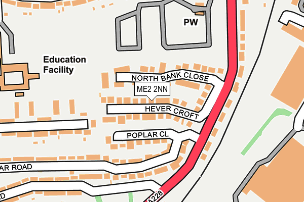 ME2 2NN map - OS OpenMap – Local (Ordnance Survey)