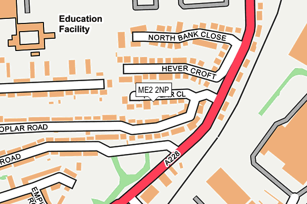 ME2 2NP map - OS OpenMap – Local (Ordnance Survey)