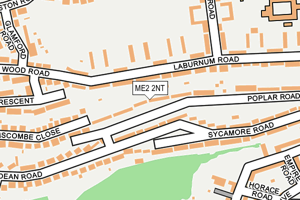ME2 2NT map - OS OpenMap – Local (Ordnance Survey)