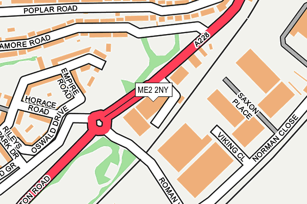 ME2 2NY map - OS OpenMap – Local (Ordnance Survey)