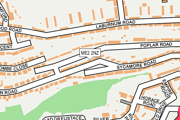 ME2 2NZ map - OS OpenMap – Local (Ordnance Survey)