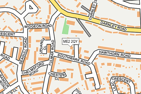 ME2 2QY map - OS OpenMap – Local (Ordnance Survey)