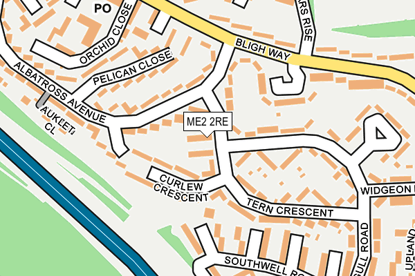 ME2 2RE map - OS OpenMap – Local (Ordnance Survey)