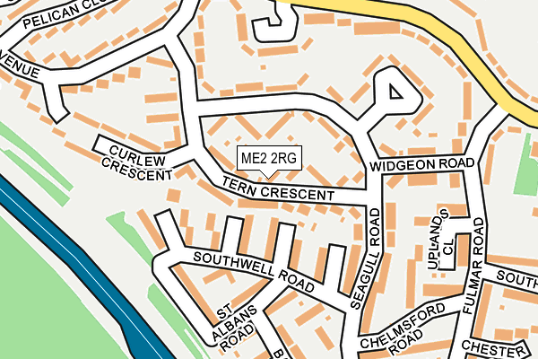 ME2 2RG map - OS OpenMap – Local (Ordnance Survey)
