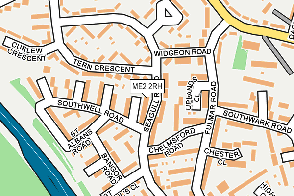 ME2 2RH map - OS OpenMap – Local (Ordnance Survey)