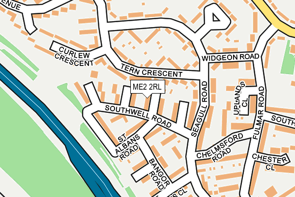 ME2 2RL map - OS OpenMap – Local (Ordnance Survey)