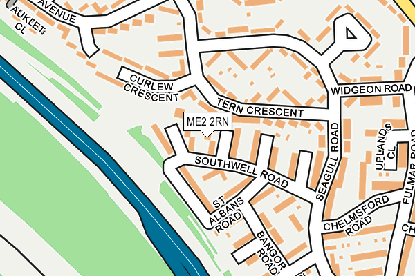 ME2 2RN map - OS OpenMap – Local (Ordnance Survey)