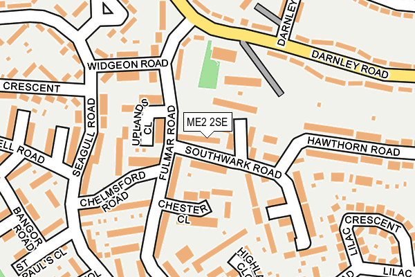 ME2 2SE map - OS OpenMap – Local (Ordnance Survey)