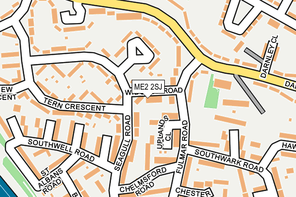 ME2 2SJ map - OS OpenMap – Local (Ordnance Survey)