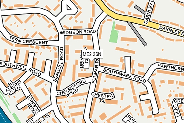 ME2 2SN map - OS OpenMap – Local (Ordnance Survey)