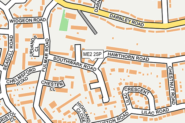 ME2 2SP map - OS OpenMap – Local (Ordnance Survey)