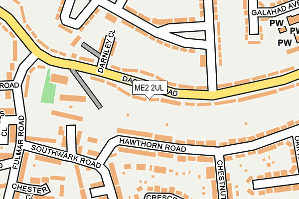 ME2 2UL map - OS OpenMap – Local (Ordnance Survey)