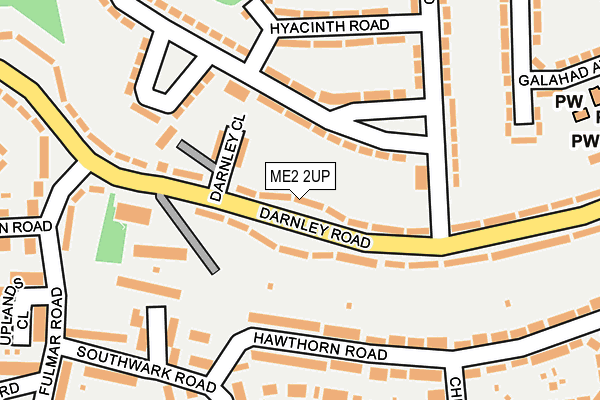 ME2 2UP map - OS OpenMap – Local (Ordnance Survey)